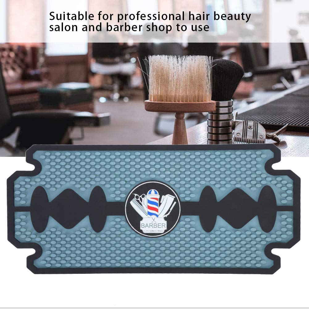 Barber Mats for Clippers Barber Matt Station PU Silicone Anti Slip Barber Shop Cushion Barber Work Station Mat Salon Mats for Hair Stylist for Hair Salon Use (Anti-Slip mat) - Image 4