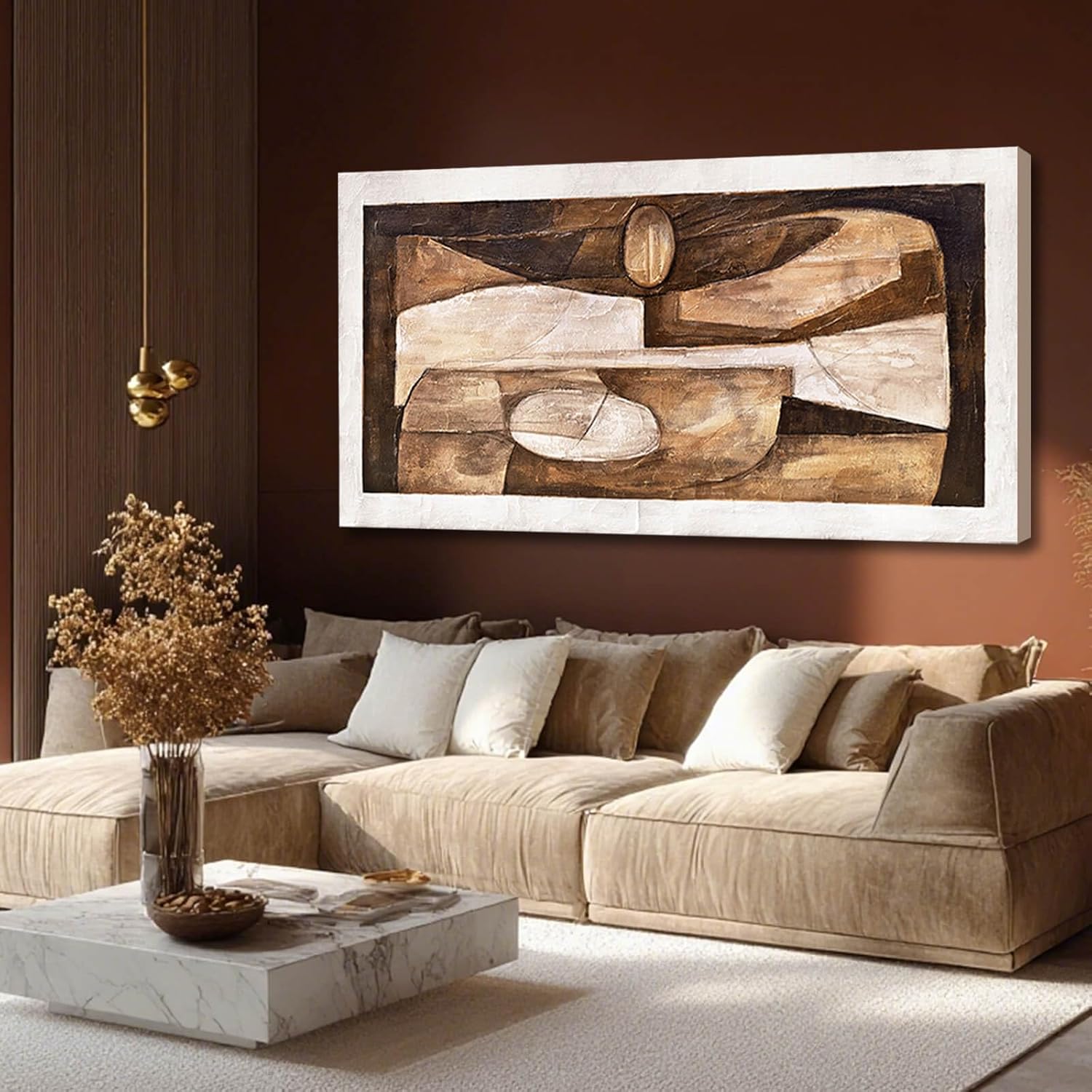 LEVERUP Flower Printings Pictures Artwork Landscape Canvas Wall Art Animal Wall Pictures Animal Home Decorations for Dining Room Kitchen 20×40 Inches