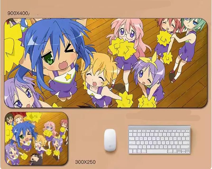 Amazon.co.jp: マウスパッド らき☆すた 大型デスクマット 大型