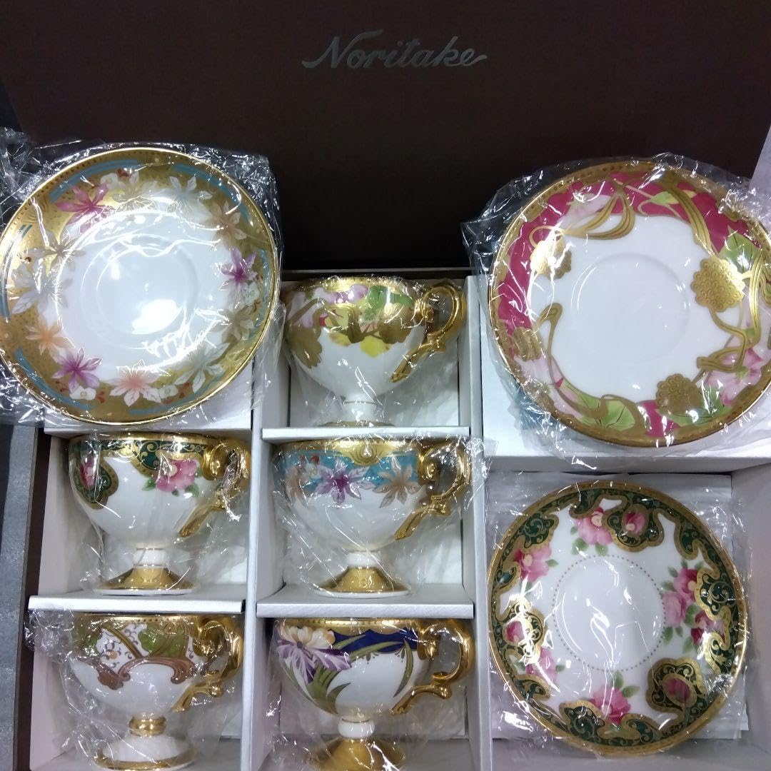 Amazon.co.jp: ノリタケ 和花コレクション カップ&ソーサー 5客 