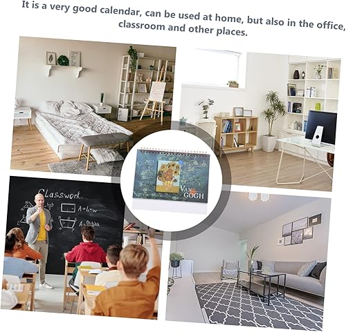 Miniatura 6 de KALLORY Desk Calendar 2023 Planning Calendar 2023 Planner Calendar Wall Calendar Desk Monthly Calendar Time Plan Calendar 2022-2023 2023 Daily