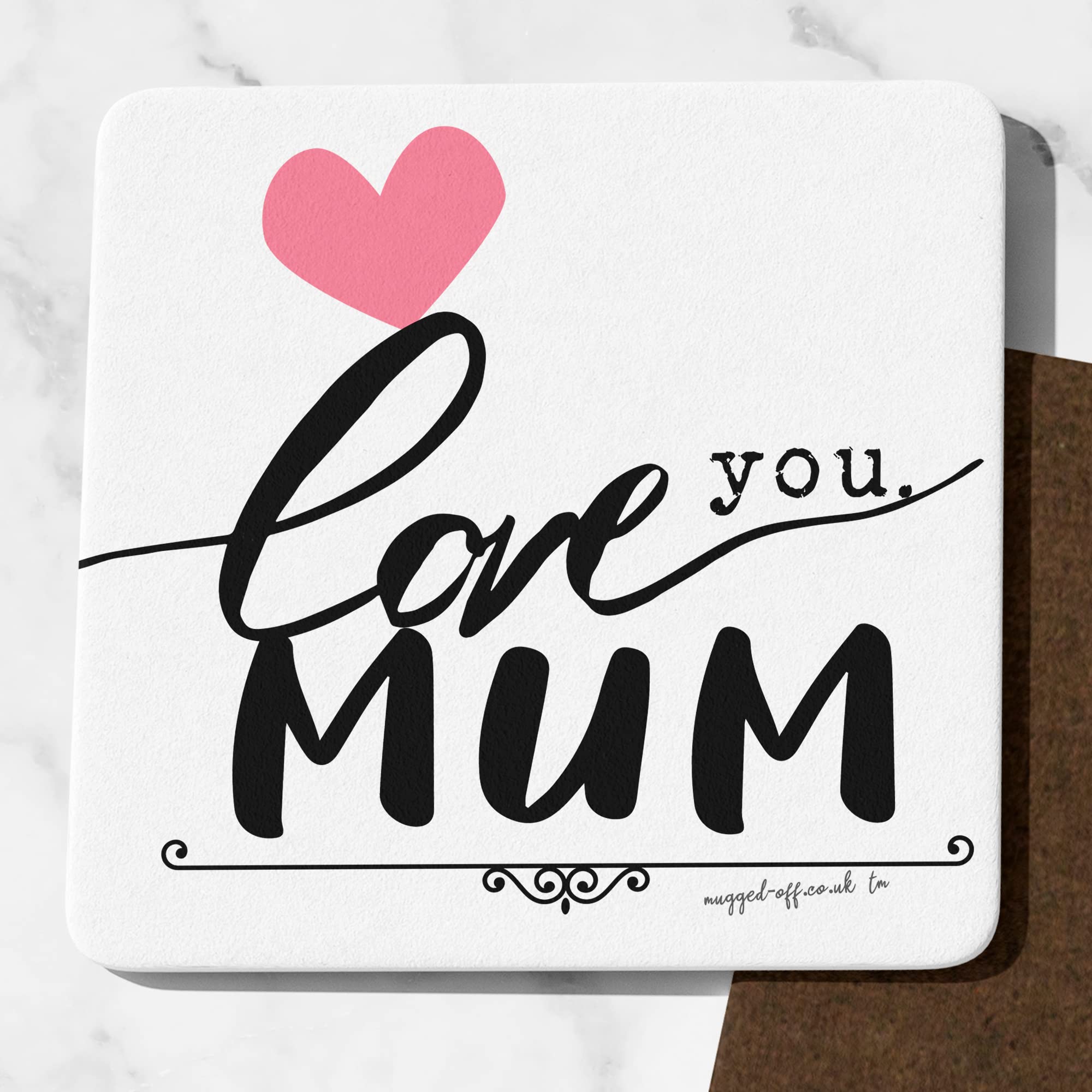 Mugged Off Mum Gifts Love You Mum Coaster Lovely Present For Mum