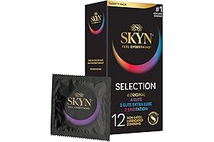 SKYN Selection Variety Pack: Explore Pleasure with 12 Non-Latex Condoms
