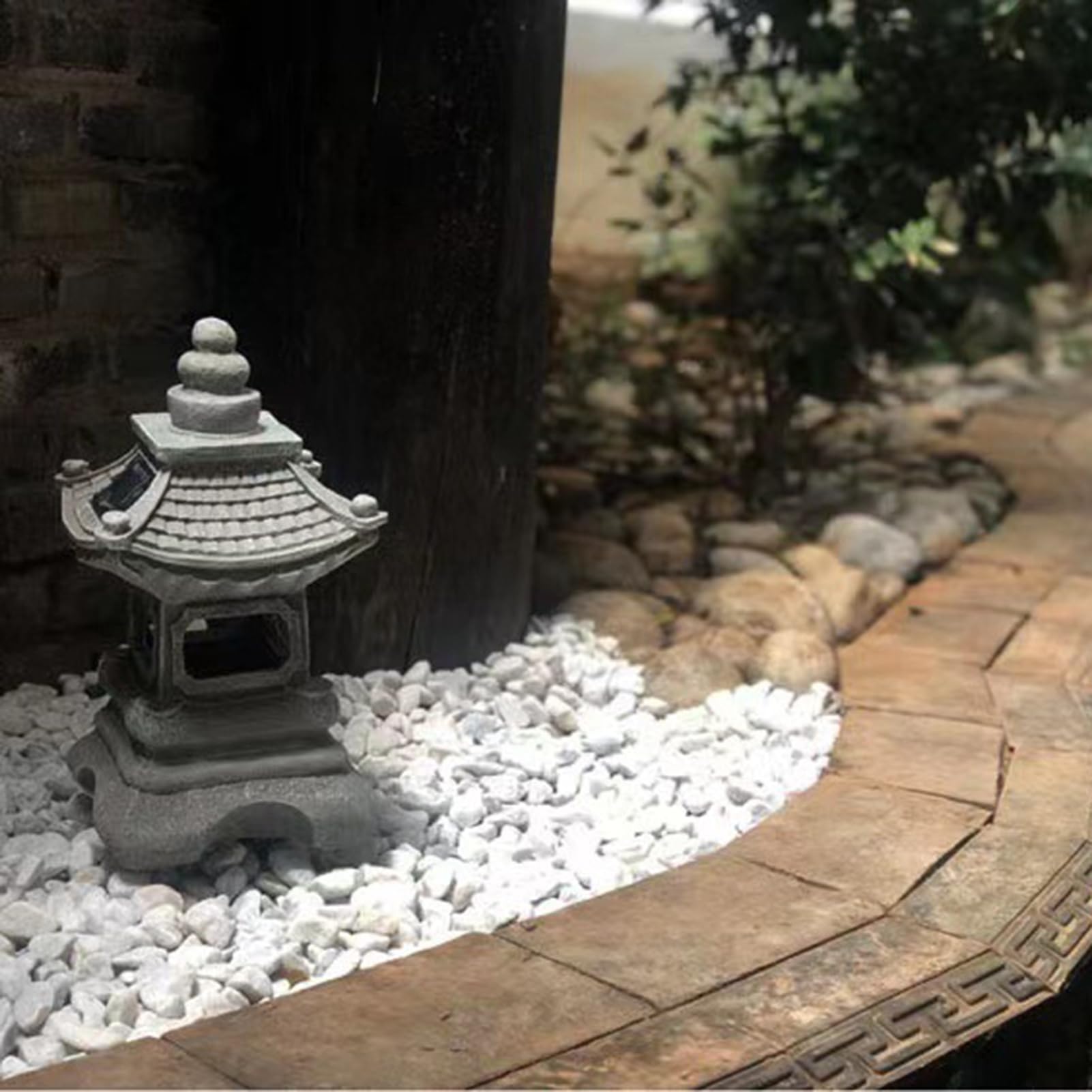 Solar-Weglicht – Palast-Lampe, solarbetriebene Laterne, Outdoor-Zen | Dekoration, Villa-Nachtlicht, Solarleuchten, Wege, Terrasse, Hof, Garten, Hof, Gartendekoration,