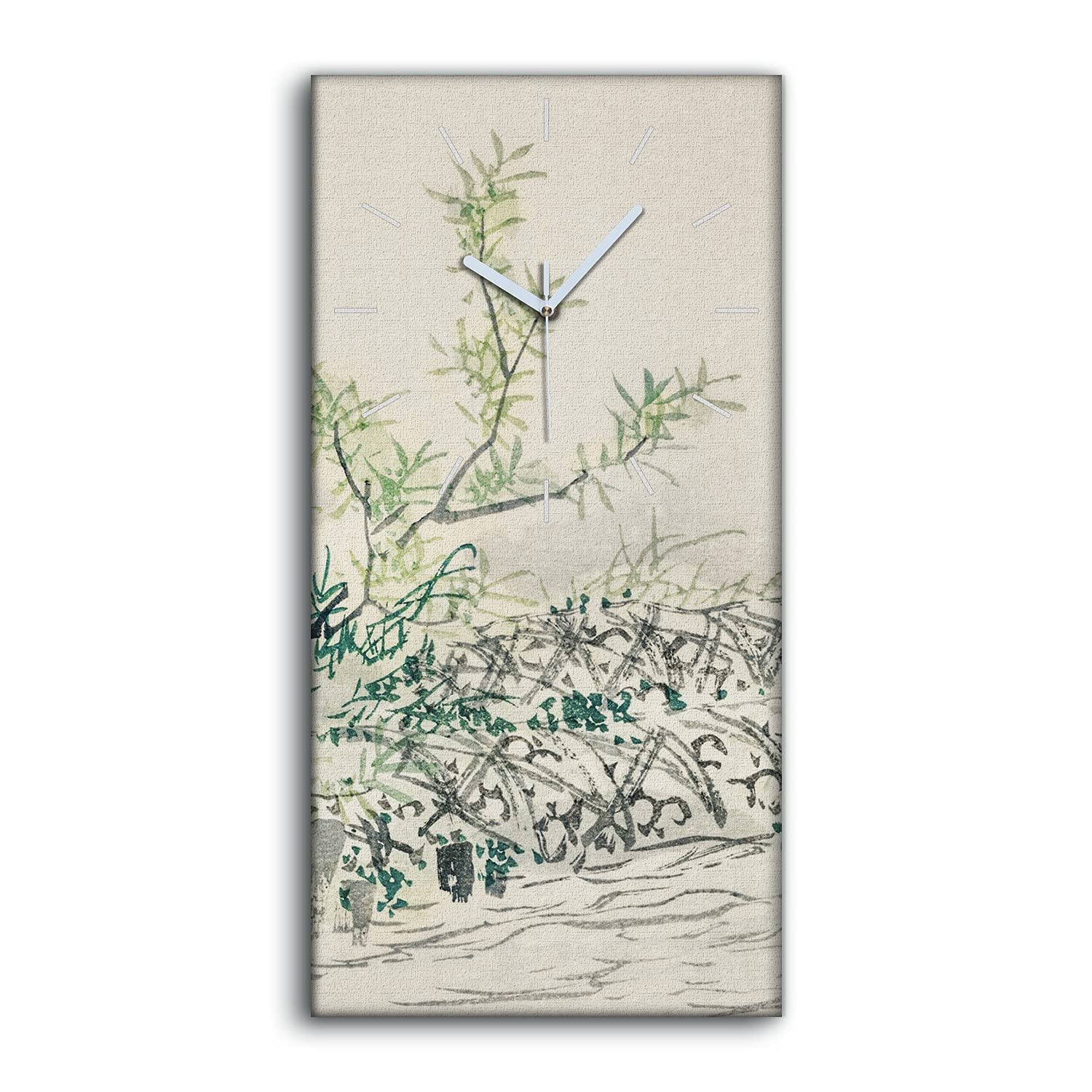 Horloge sur Toile Image Art Moderne Zen pour Décoration de Chambre