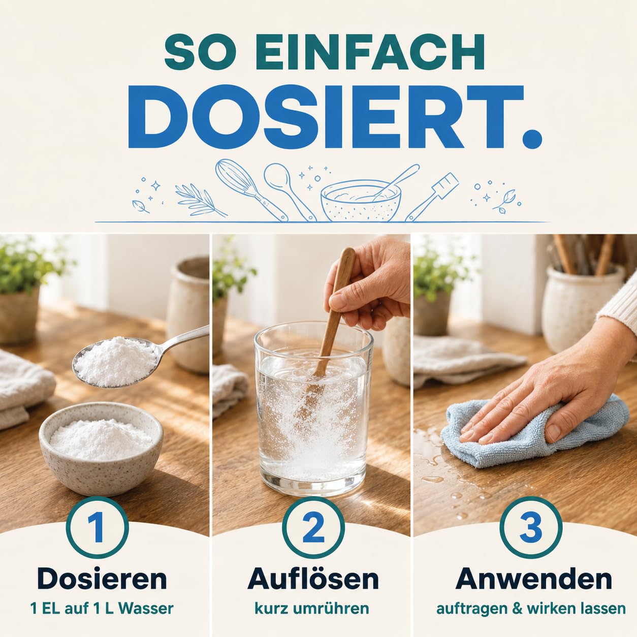 GiDeli Natron Lebensmittelqualität 2 x 5kg - Natriumbicarbonat Pulver ohne Zusätze - Ideal zum Koche, Backen, Waschen und Putzen - Vielseitige Anwendung im Haushalt