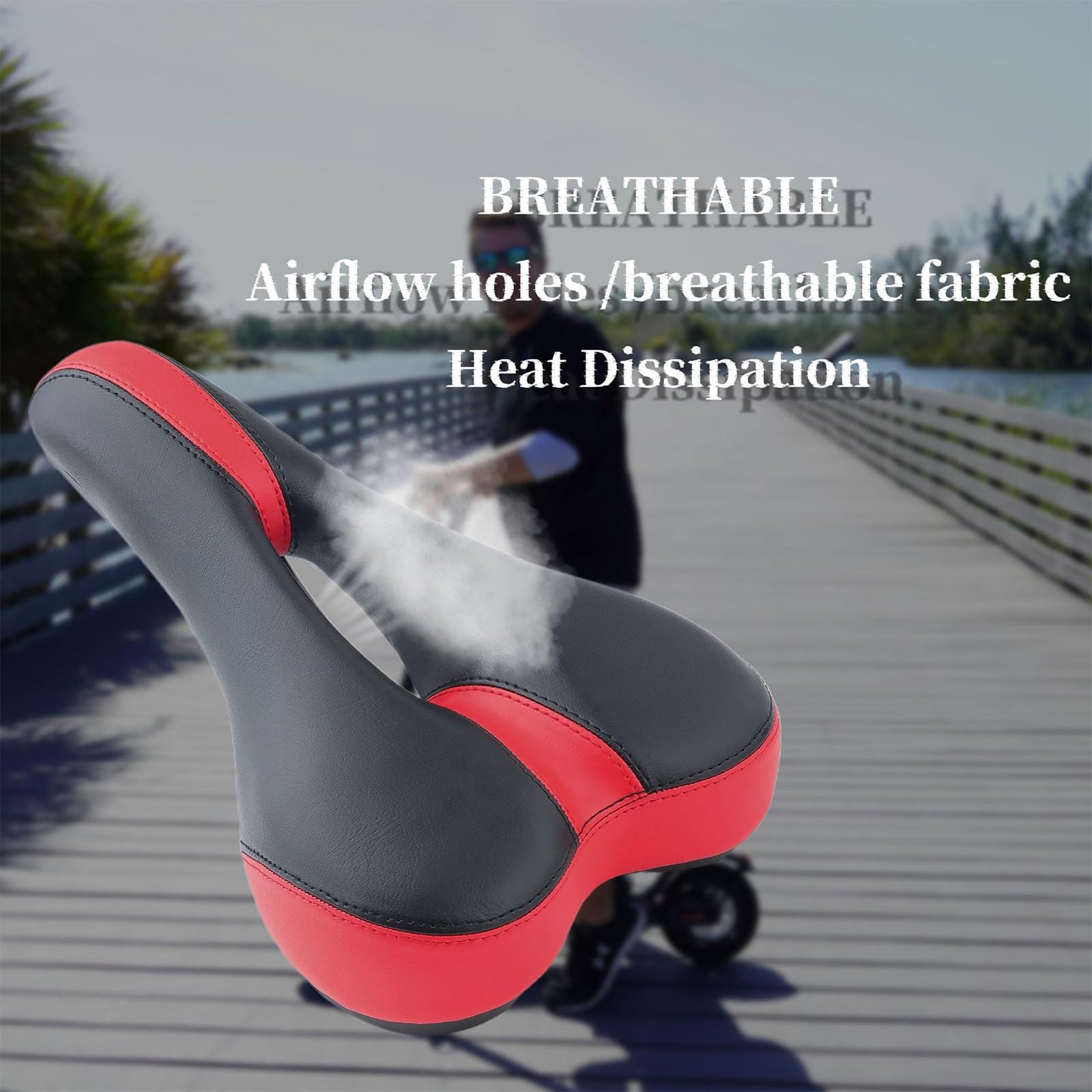 Sellino Monopattino Elettrico, Sellino Monopattino Elettrico Con Funzione Di Sollevamento, Sedile Monopattino Universale Pieghevole per Un Maggiore Comfort Di Guida