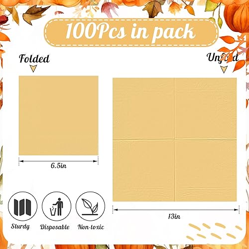 Miniatura 9 de Teling 100 servilletas de Navidad desechables de papel rojo y verde de Navidad para vacaciones, hogar, boda, fiesta de té, suministros de comedor,