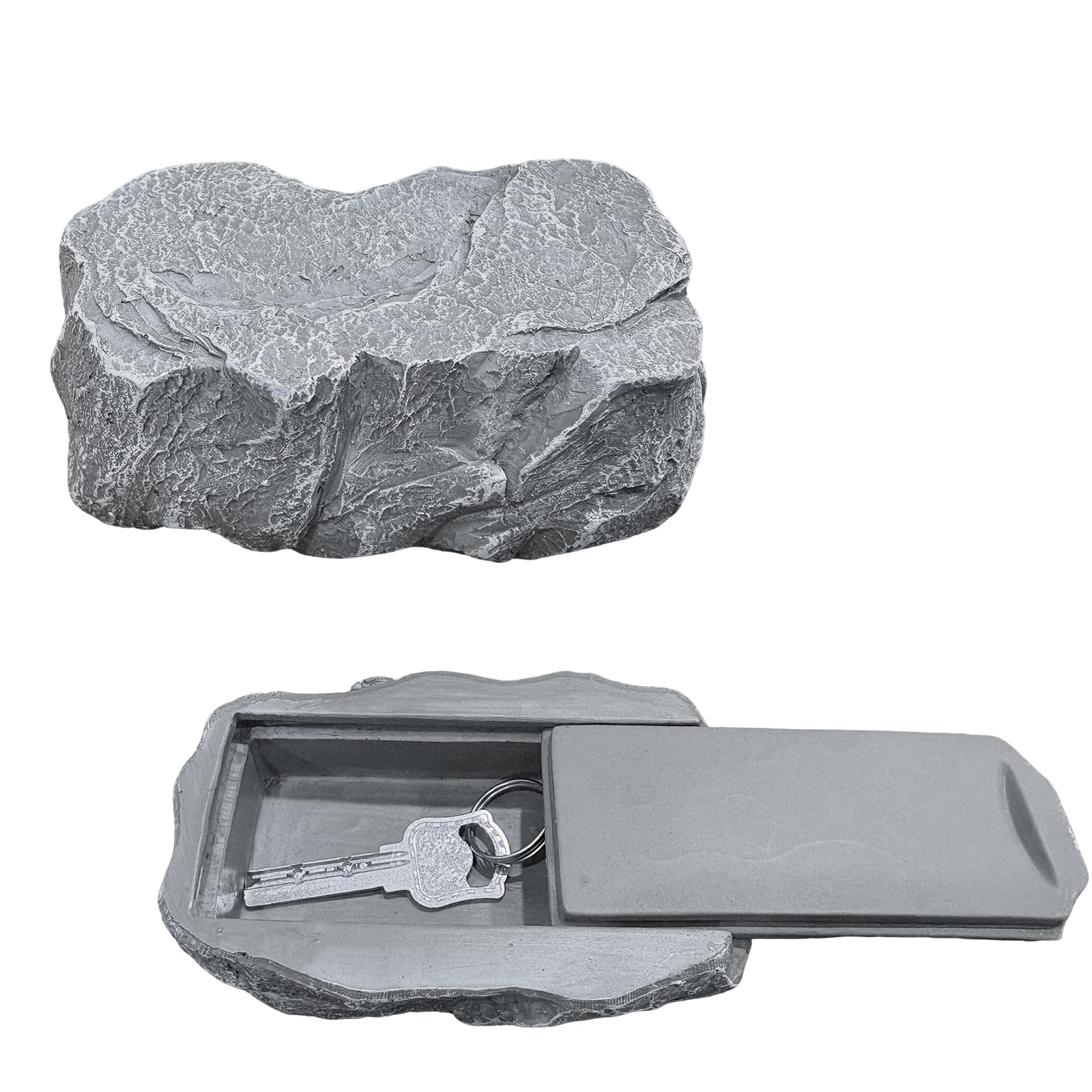 Fake Rock Hidden Storage Key Hider, Internal Size 9 x 4 x 1.7 cm