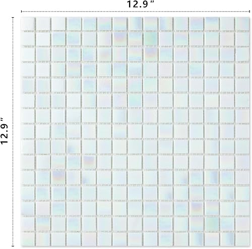 Miniatura 2 de 10 azulejos de mosaico cuadrado de mármol para baños y paredes exteriores, piscinas, etc.