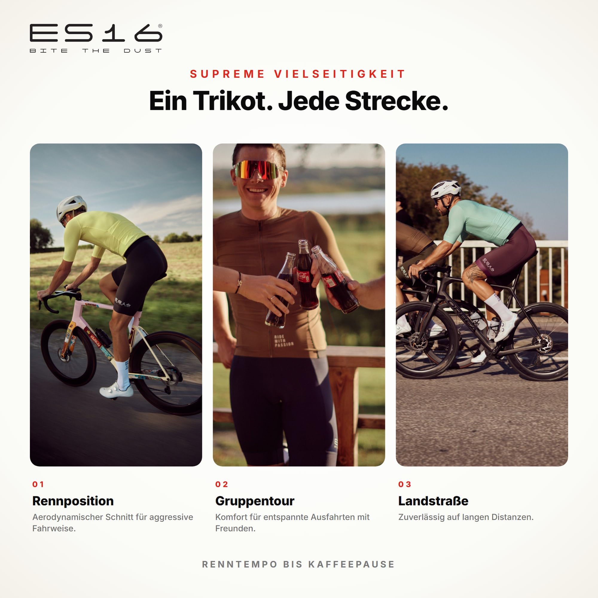 Radtrikot Herren Premium Cycling Trikot mit Mesh-Ärmeln, Race-Fit Schnitt und Reißverschluss – Atmungsaktives Polyester für Rennrad und Triathlon