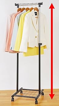 業務用　ハンガーラック 頑丈パイプハンガーラック スリム 幅115-175 業務用 ハンガーラック 頑丈パイプハンガーラック スリム 幅115-175