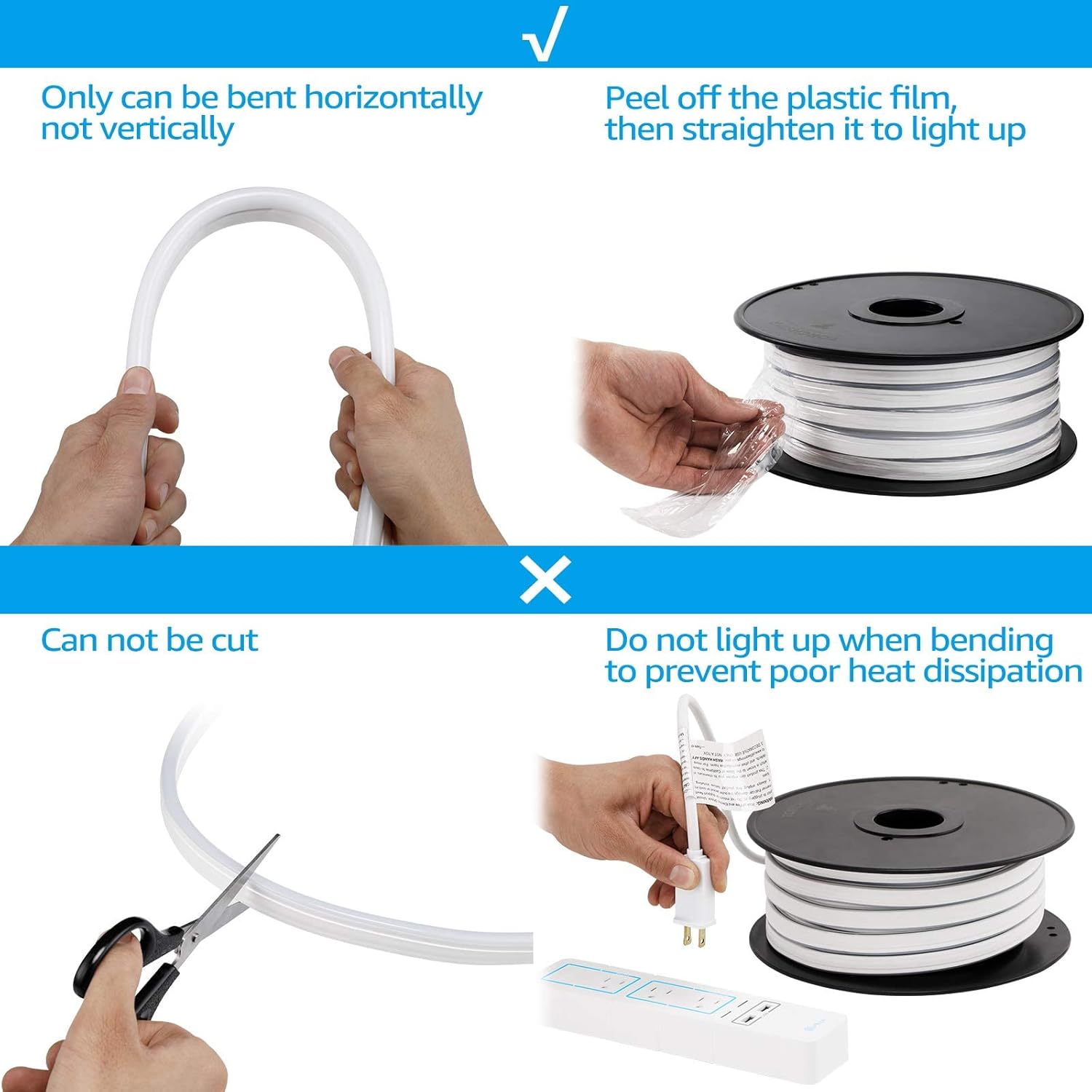 40% оƒƒ Dіѕсоunt TORCHSTAR 50ft LED Neon Rope Light Outdoor, IP67 Waterproof, AC 120V (150ft Max), ETL & UL Certified, Soffit Commercial Building Decor, Warm White Suреr Dеаl Prоduсt TORCHSTAR 50ft LED Neon Rope Light Outdoor, IP67 Waterproof, AC 120V (150ft Max), ETL & UL Certified, Soffit Commercial Building Decor, Warm White