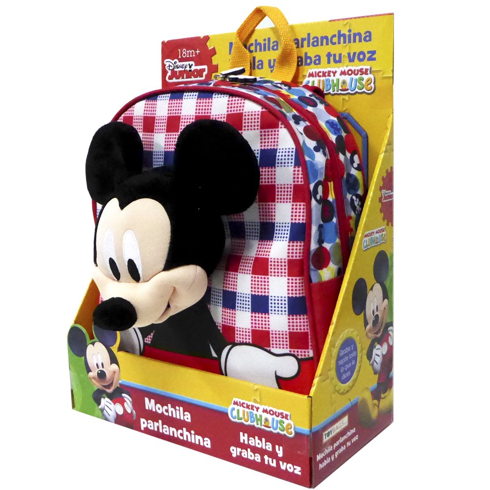 Disney Mochila Con Dispositivo Electrónico, Habla Y Graba Tu Voz Mochila Con Dispositivo Electrónico, Habla Y Graba Tu Voz Unisex niños
