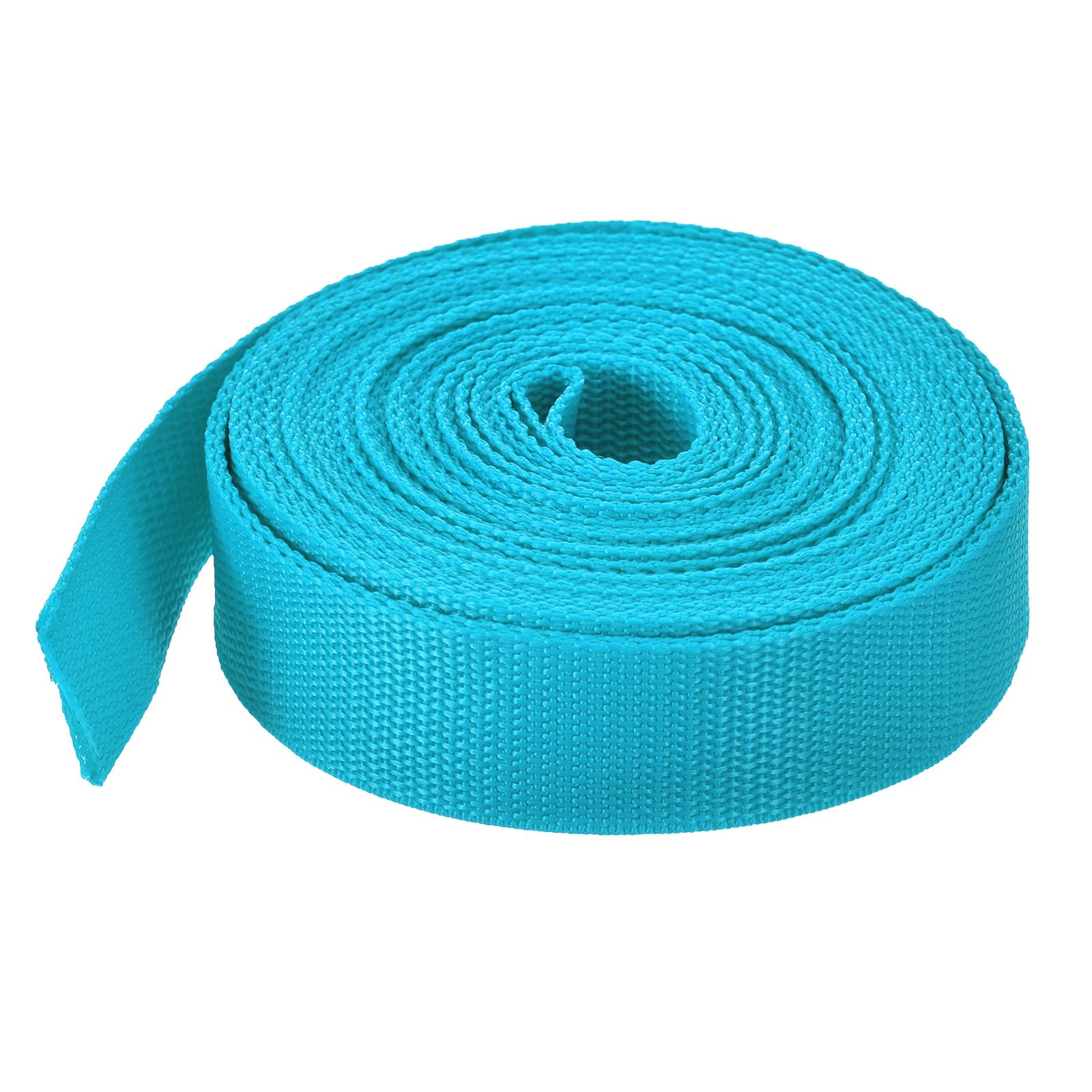 MECCANIXITY Lightweight Polypropylene Webbing Strap 1.5" 10 Yard Backpack Strapping Band Aquamarine Blue for Outdoor Luggage Cargo Straps