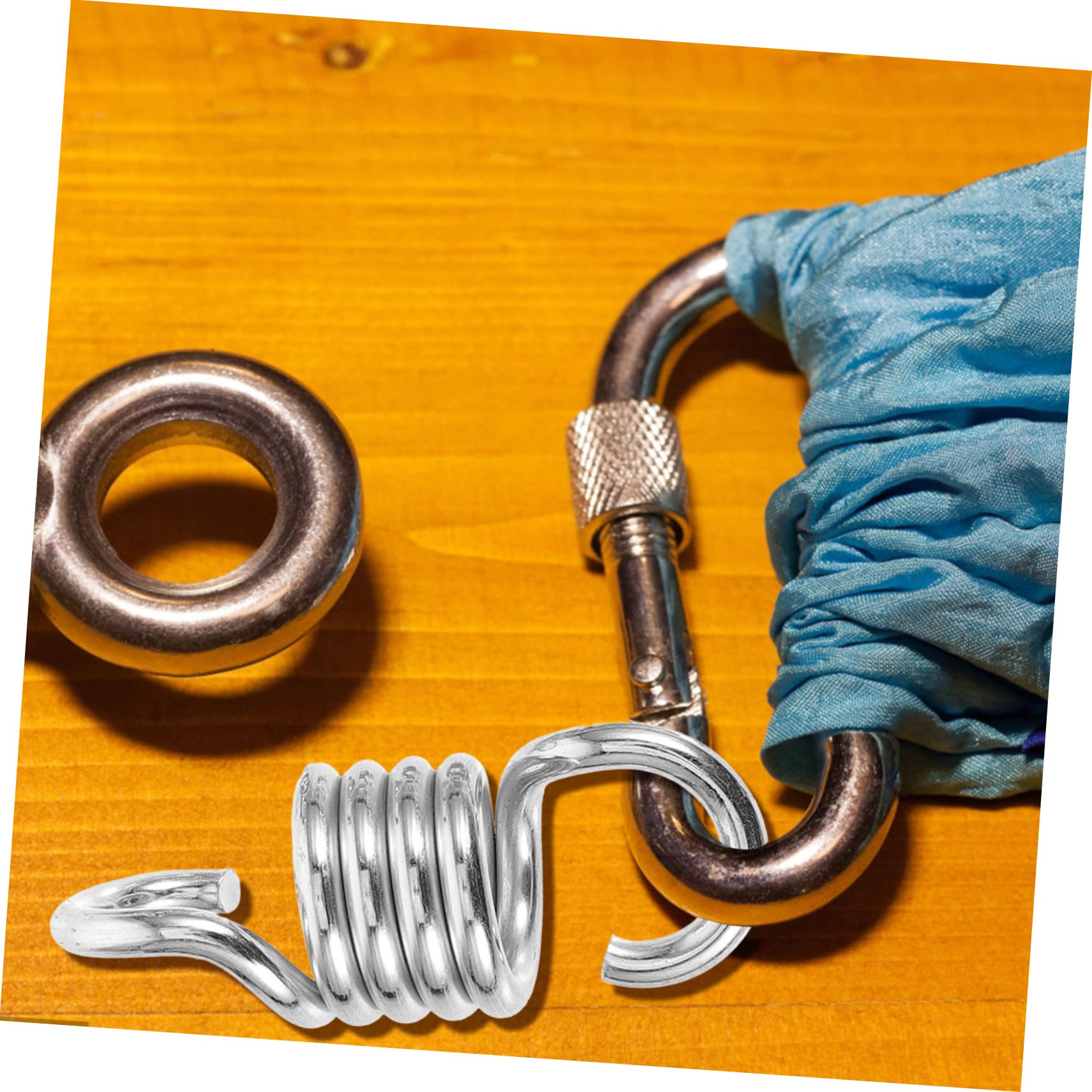 Edelstahl Hängematten-aufhängeset Haken Für Hängematten Deckenhaken Mit Karabiner Schaukeln Und Möbel Witterungsbeständig Und Langlebig