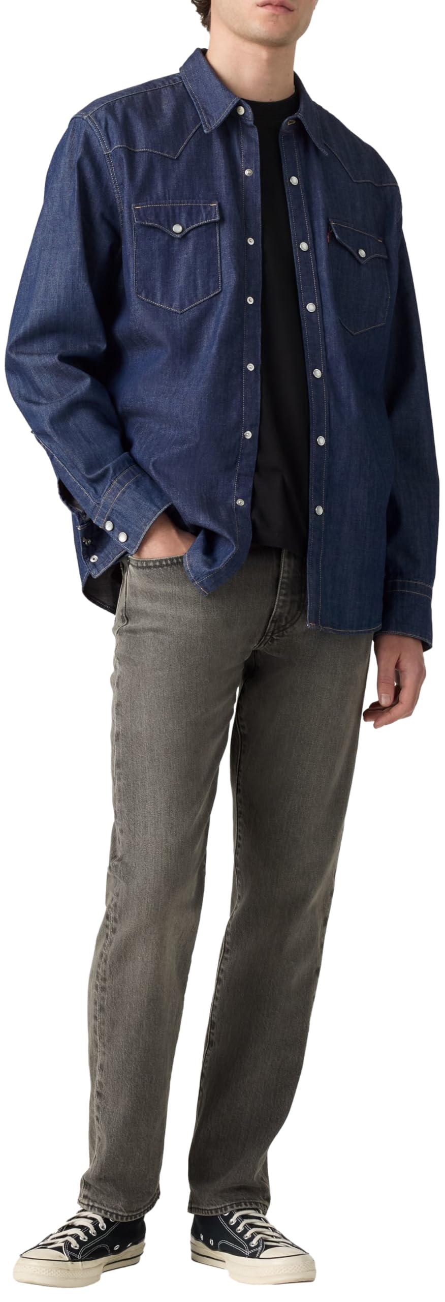 Levi's 502 Taper Granite Shadow