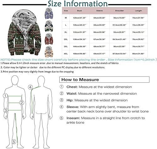 Miniatura 3 de Padasso Suéter de manga larga para hombre estampado casual manga larga con cremallera de algodón grueso para invierno