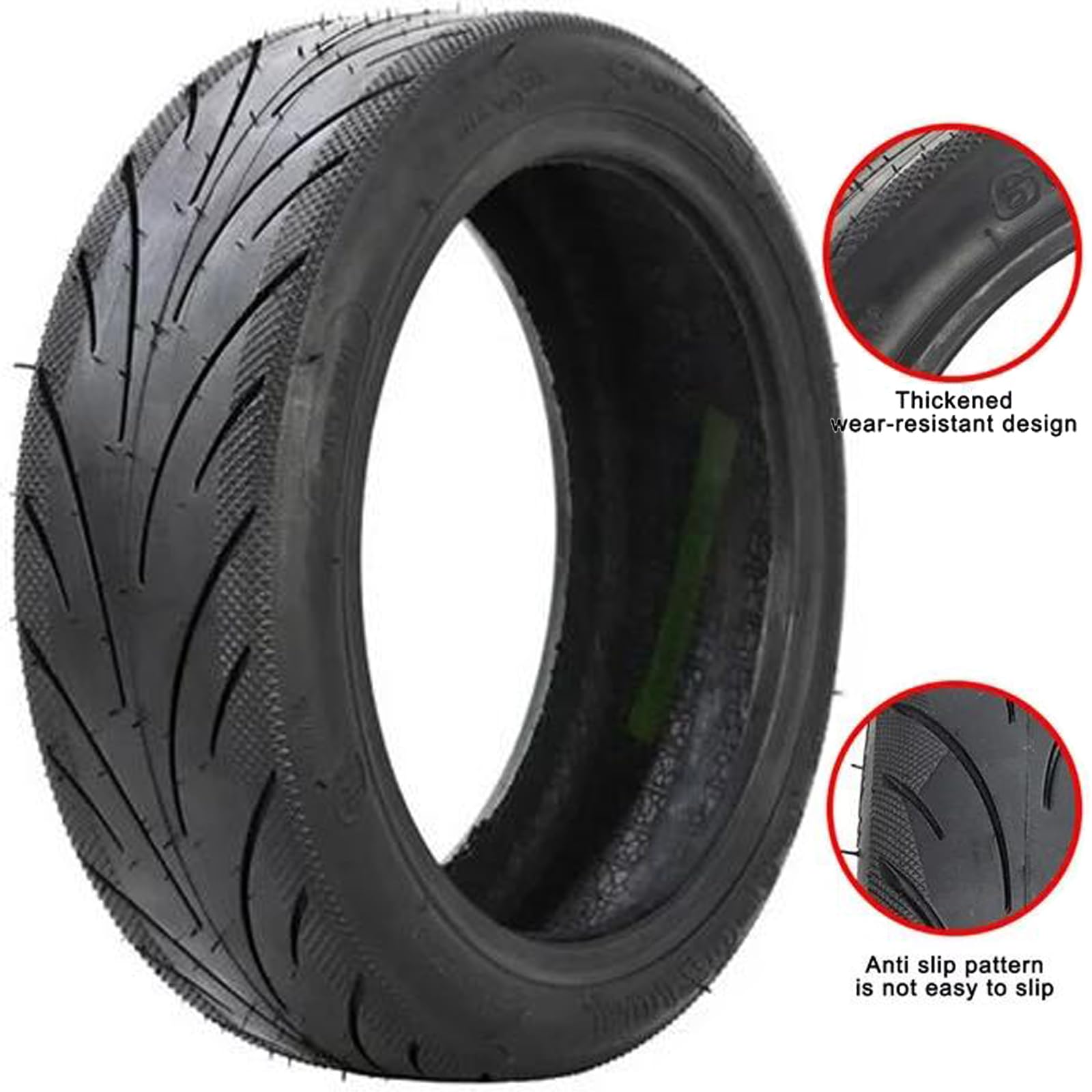 Pneumatici per scooter per pneumatici anteriori e posteriori Ninebot Max G30 60/70-6.5 23*6cm pneumatici sottovuoto in gomma nera accessori per ciclismo durevoli 18 Pneumatici per scooter per pneumatici anteriori e posteriori Ninebot Max G30 60/70-6.5 23*6cm pneumatici sottovuoto in gomma nera accessori per ciclismo durevoli 18
