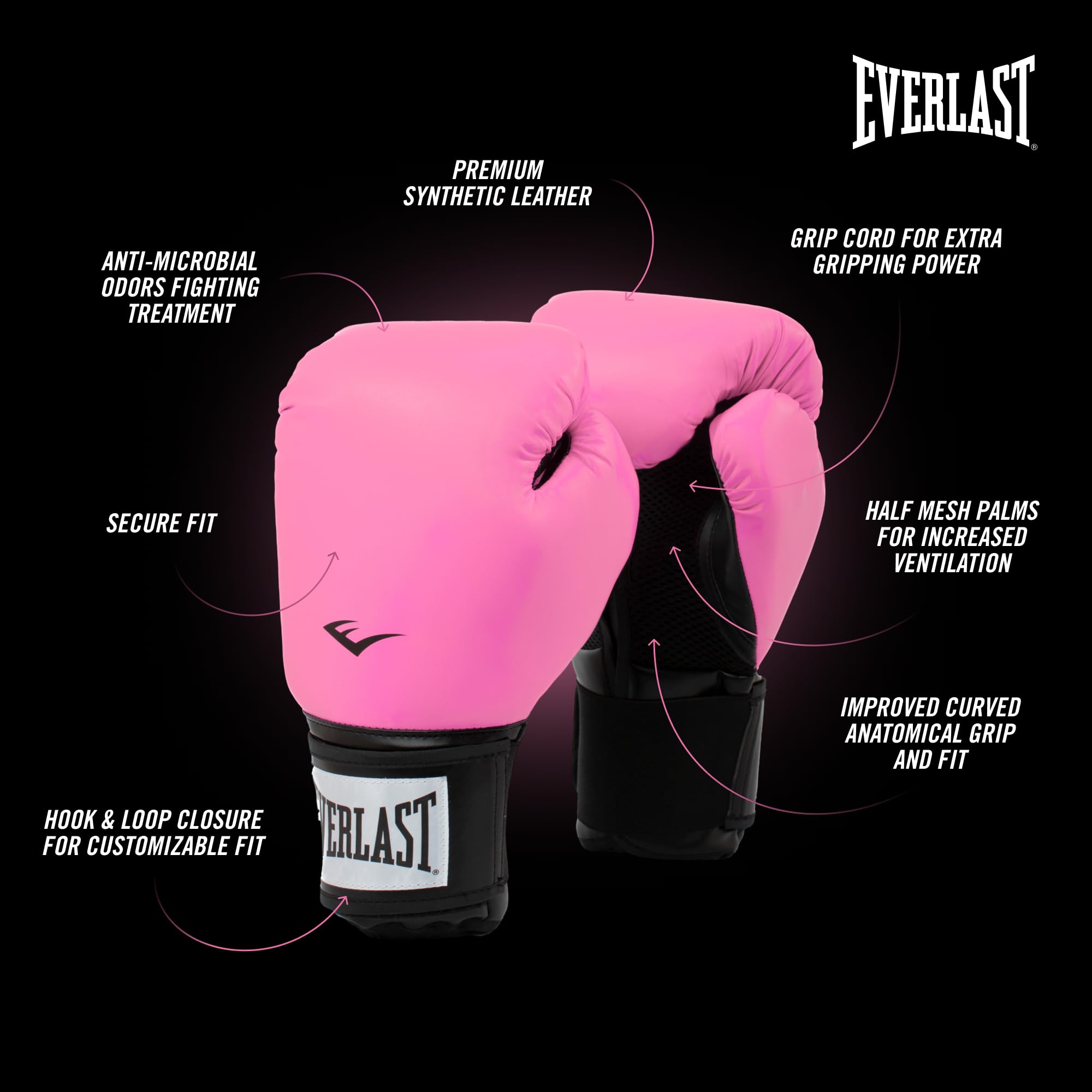 Everlast Unisex – Guantes de boxeo para adultos Pro Style 2
