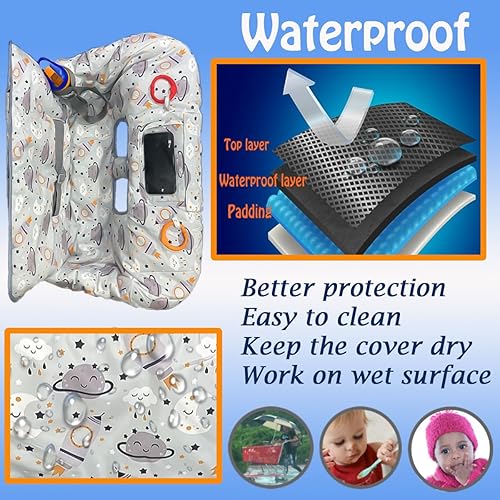 Miniatura 5 de Funda para carrito de compras para bebé, funda para carrito de comestibles para bebé niño y niña, funda para silla alta para bebé y niño, regalo de