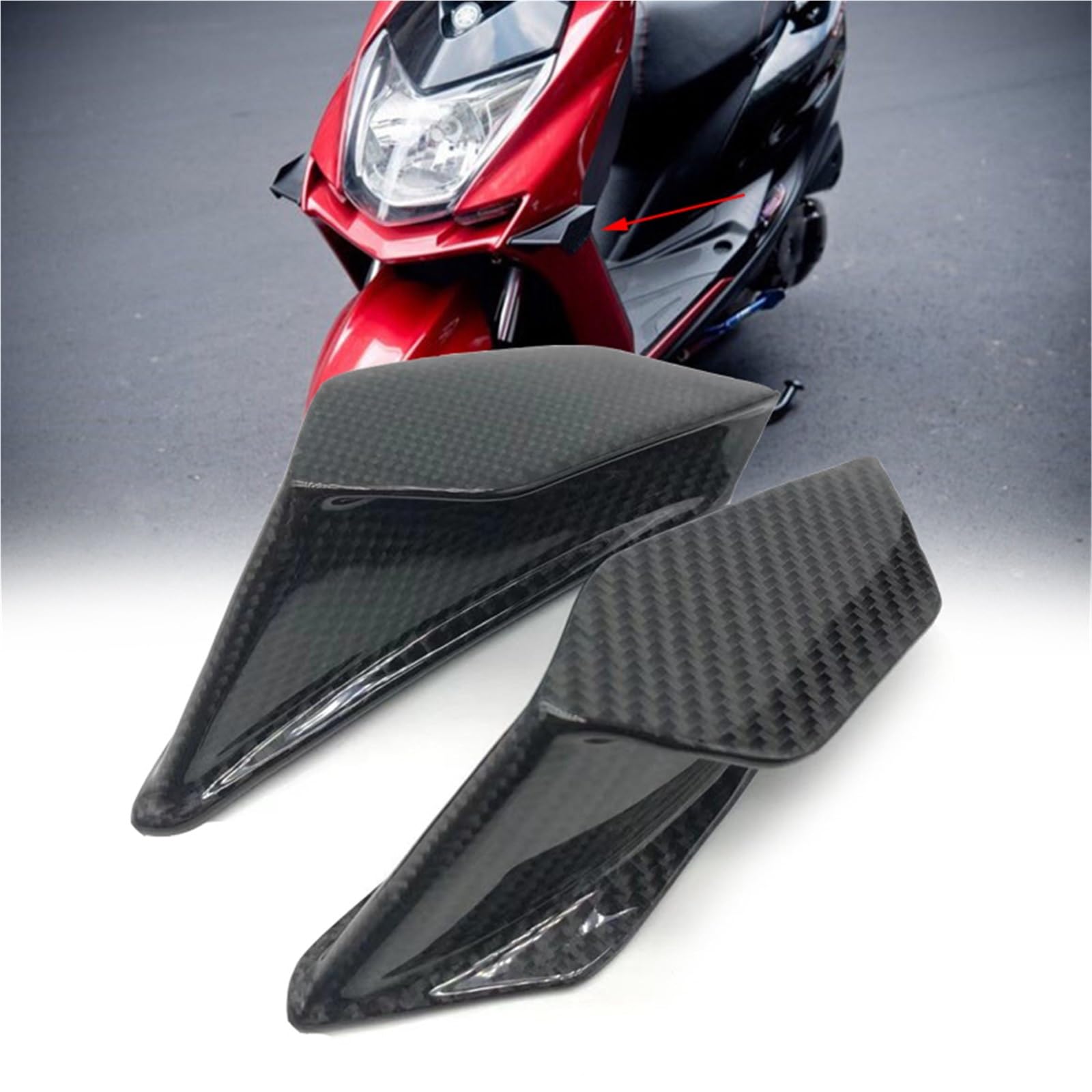 Spoiler motociclo Spoiler aerodinamico per moto