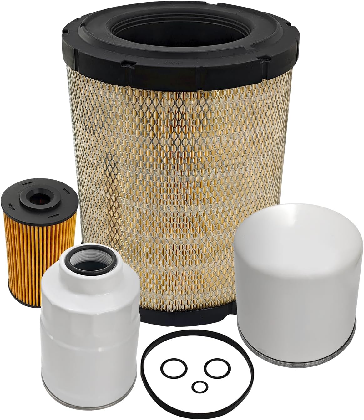 Maintenance Filter Kit Compatible with Isuzu Diesel NPR-HD, NQR, NRR 4HK1 2016-2018