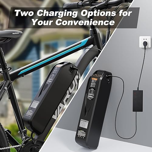 Miniatura 10 de VARUN Electric Bike for Adult 26 Inch Woman  Men with 350W750W Motor 20MPH 36V 104Ah48V 168Ah City Commuter Electric Bike Removable Lithium Battery