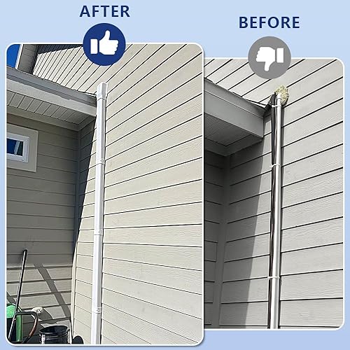 Miniatura 7 de LCGP Kit de cubierta decorativa de PVC de 4 pulgadas y 14 pies, adecuado para sistemas de bomba de calor y aire acondicionado mini split,