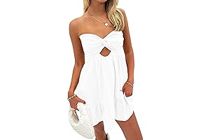 White Strapless Mini Dress: Elevate Your Style