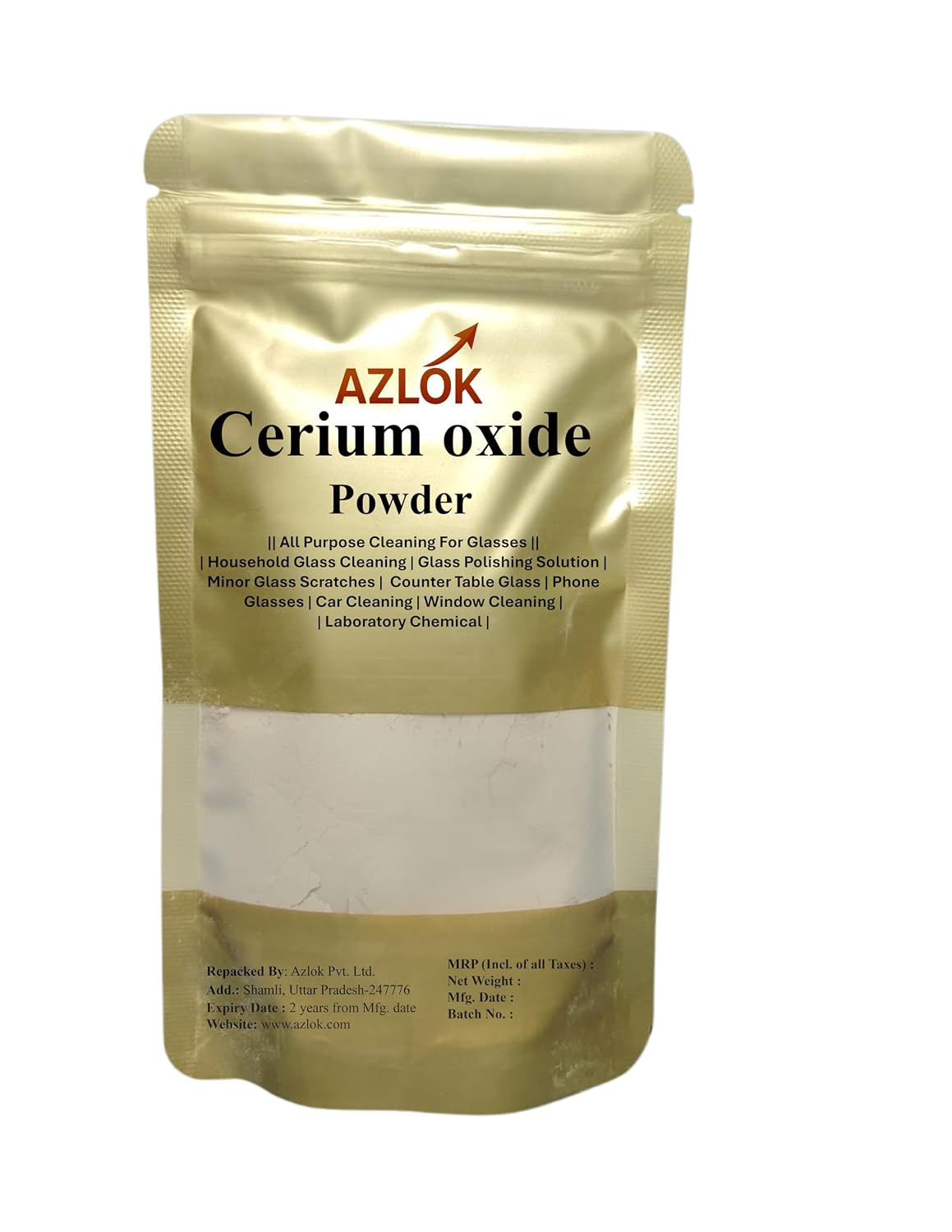 Azlok Cerium Oxide 100GmFor Removing Fine Scratches And Stubborn Dirts., Multicolor, glass cleaning - Review, Price and Buying Guide