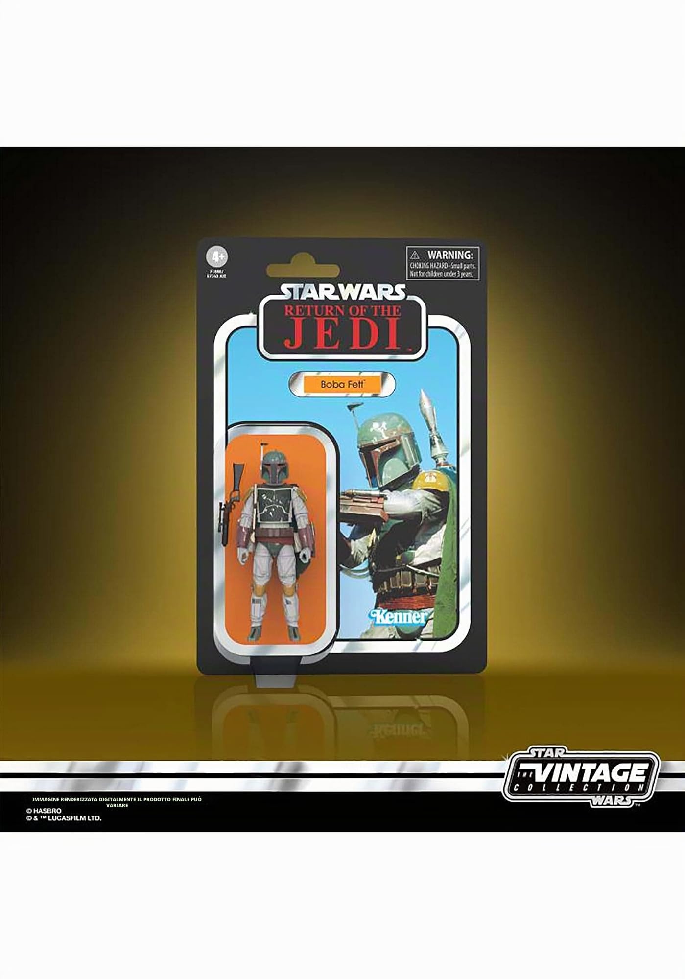 Star Wars The Vintage Collection - Boba Fett, Action Figure da 9,5 cm Ispirata al Film Ritorno dello Jedi, per Bambini dai 4 Anni in su