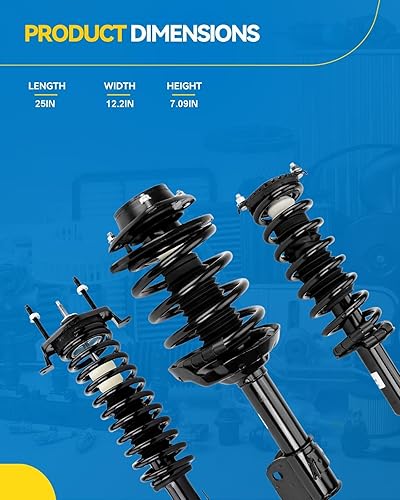 Miniatura 7 de PHILTOP Puntales delanteros para Aveo 2004-2011, G3 2009, Jimmy 1981-1986, K1500 1985-1986, K25 Suburban 1977-1978, Nova 1971, Skylark 1979,
