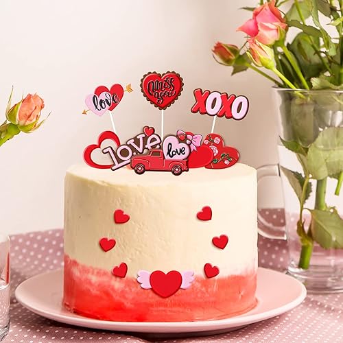 Miniatura 7 de Whaline Molde de silicona 3D para el día de San Valentín molde de resina 3D Love XOXO para magdalenas galletas hornear decoración para boda