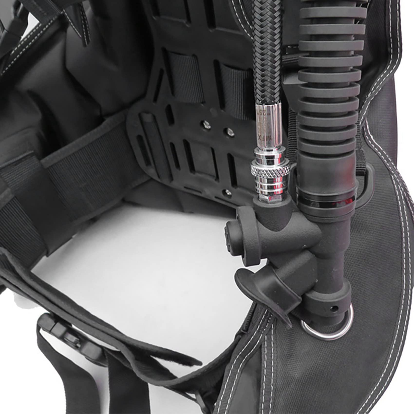 TsoLay 2X Gerätetauchen Universal BCD Power Inflator mit Standardanschluss mit 45 Grad Abgewinkeltem Mund Stücke für Scuba Tauchen BCD