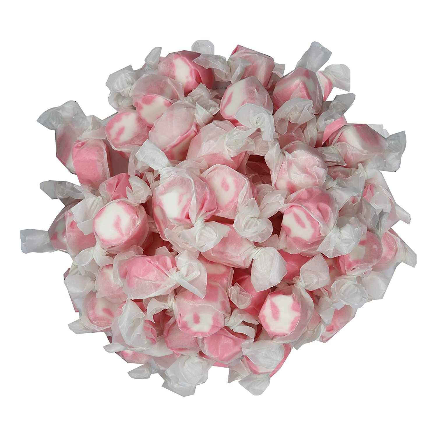 Gourmet Soft and chewy Salt Water Taffy Candies - Individually Wrapped - Bulk bags (Hot Cinnamon, 5 Pound (Pack of 1))