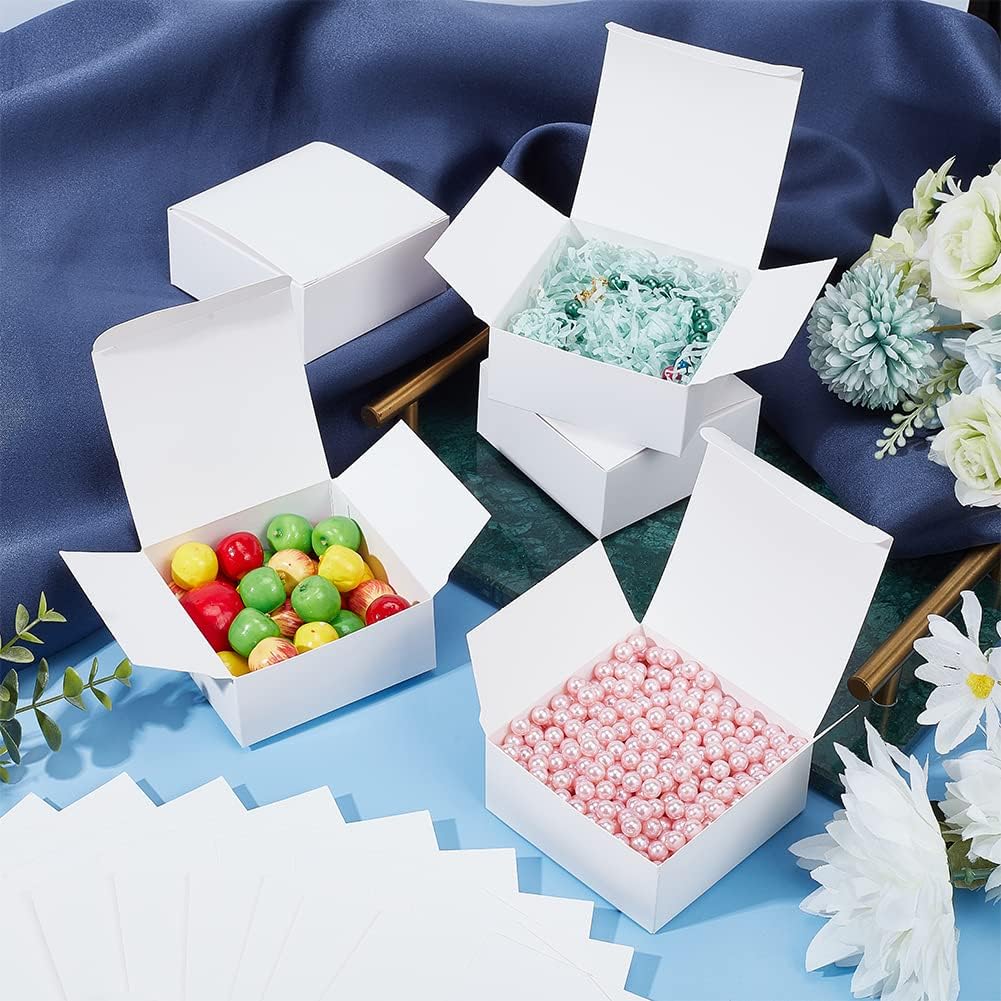 White Box Small Paper Box. Kraft Paing Cardboard Boxes
