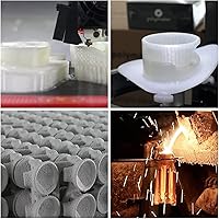 Vista 3 de Polymaker PolyCast Filamento de 1.75mm para Fundición de Inversión 0.75kg, Filamento de Impresión 3D para Fundición de Cera de Pérdida, Similar al