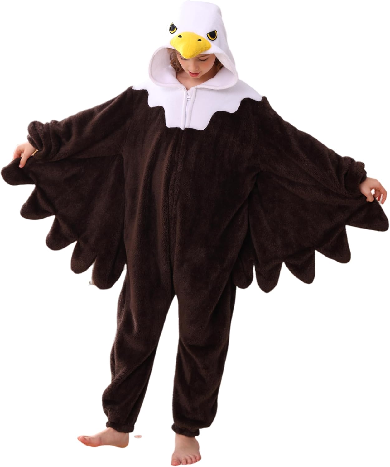 Magicmode Animal Onesie Pajamas for Kids, Soft Flannel Halloween Cosplay Costume for Boys Girls