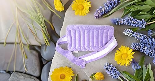 Miniatura 10 de Nature's Approach Envoltorio lumbar con cinturón con relleno de aromaterapia herbal, apto para congelador y microondas para terapia de frío y