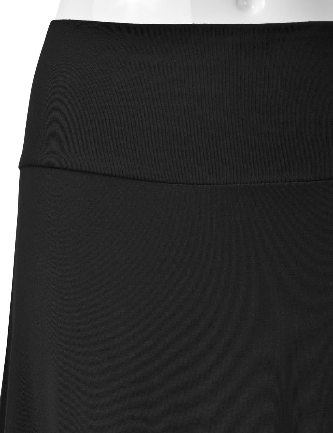 EIMIN Women's Solid Flared Lightweight Elastic Waist Classic Midi Skirt (S-3XL) - Image 4