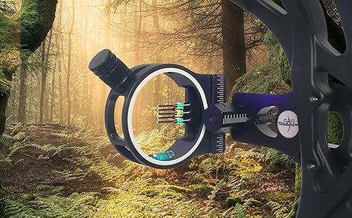 Southland Archery Supply Sas 5-Pin .029 Fiber Optics Bow Sight With Led Sight Light (Black) #TOP4