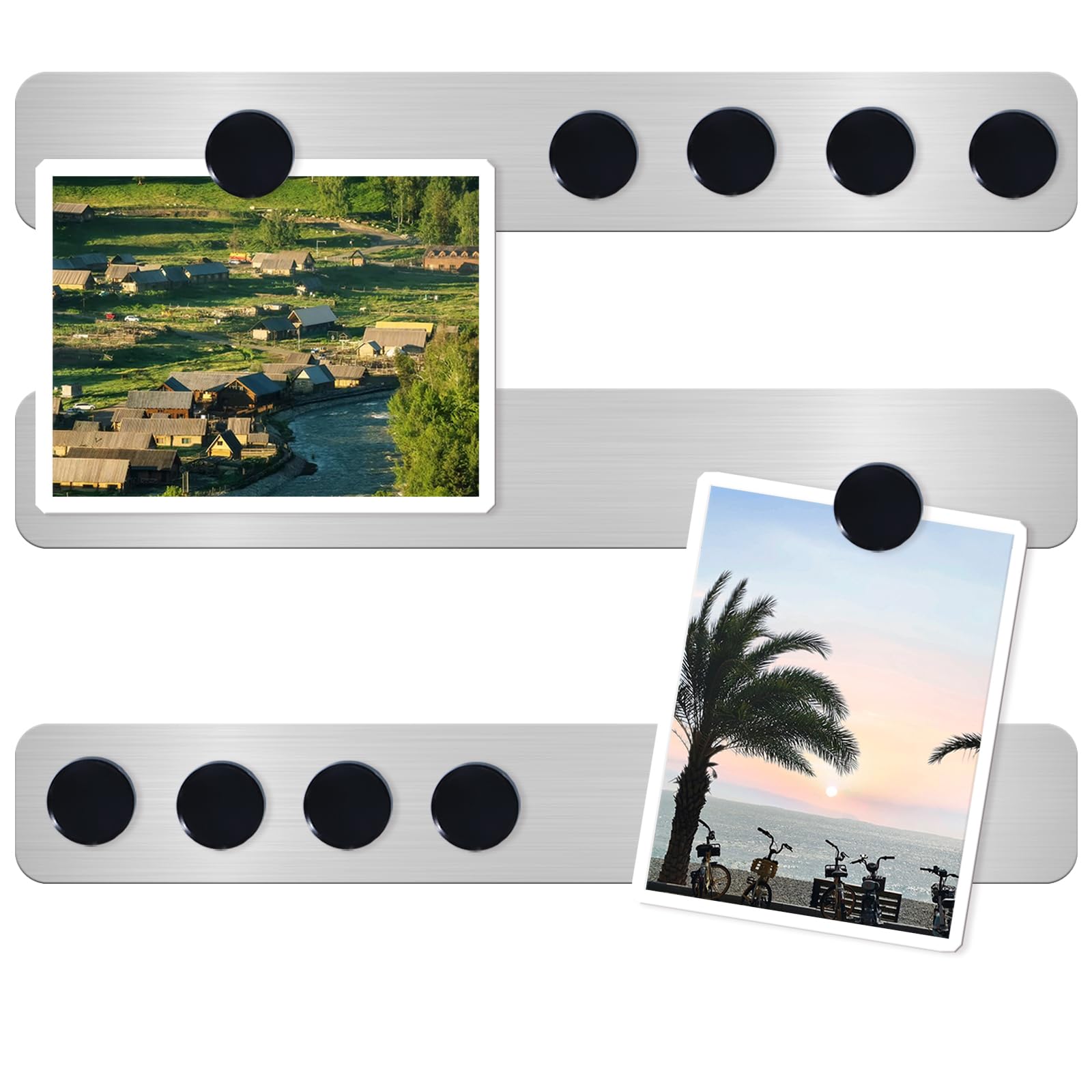 6 Pièces Tableau Magnétique Mémo Auto-Adhésif, 24 Pièces Néodyme Aimant Magnet Puissant, Aimants Tableau Magnetique Pour Frigo, Tableau D'affichage Autocollant Pour Photos, Mémos, Papier De Document