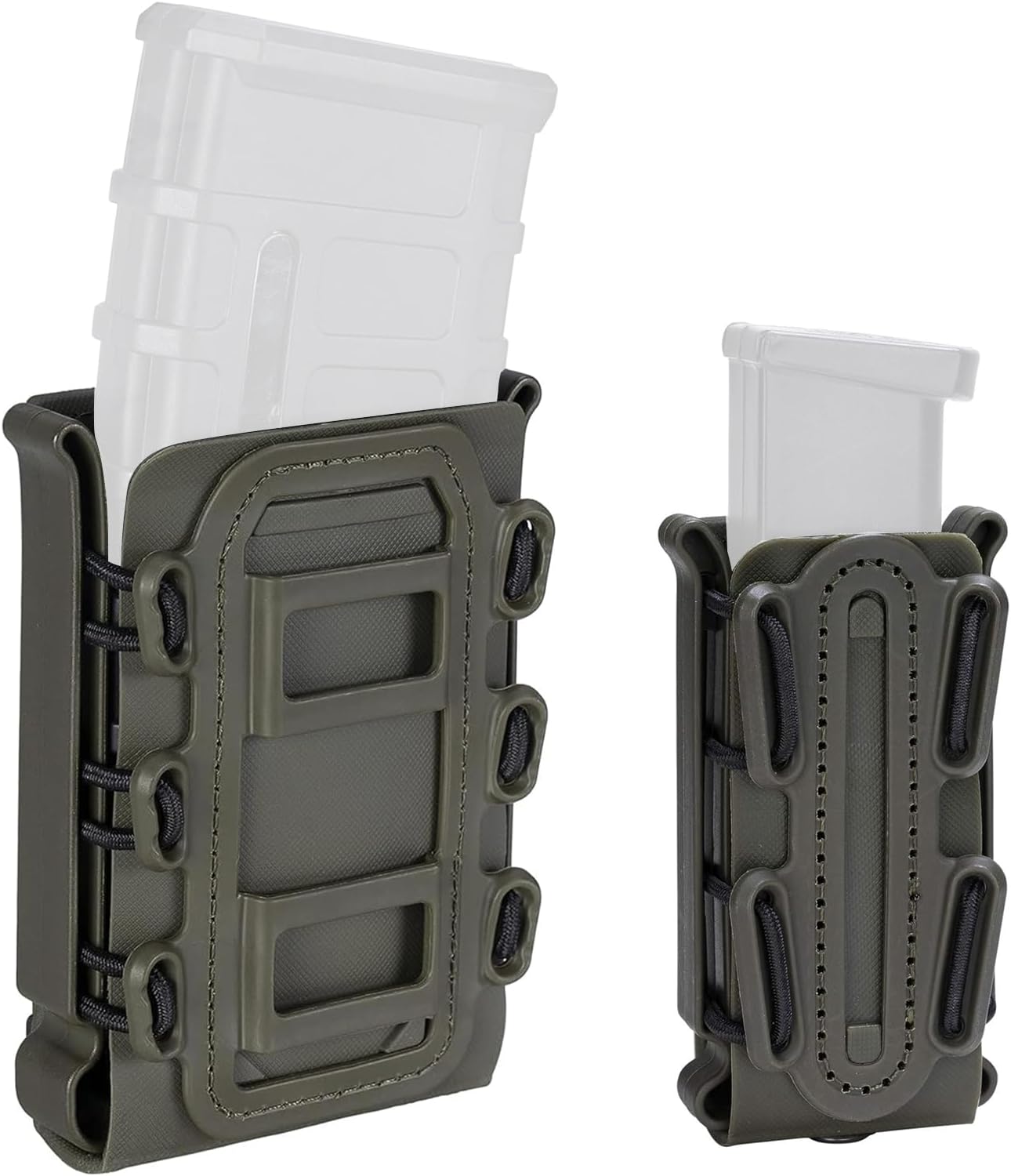 Mag Pouches 5.56/7.62mm Molle Magazine Carrier Softshell Universal Magazine Holder for Molle Vest and Tactical Belt