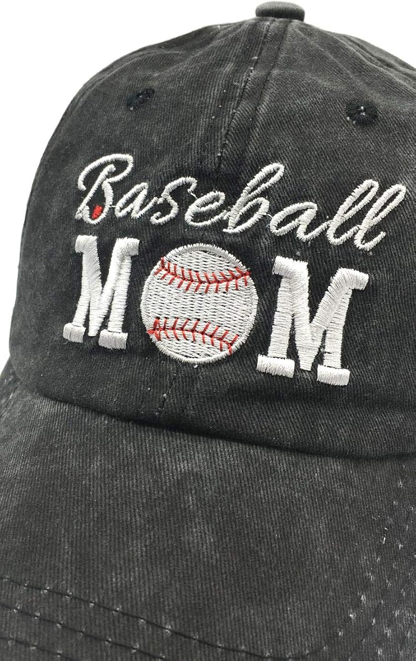 Waldeal Women's Embroidered Baseball Mom Adjustable Low Profile Ballcap Dad Hat Black at  Women’s Clothing store