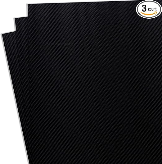 Holstex Thermoform Sheet - (Carbon Fiber Texture) – (23 Colors) - (.060 - .080 - .093 - .125 Thickness) - (8x8, 8x12, 12x12, 12x24 Sizes) - for Holster Making & Hobby