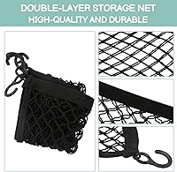 Vista 6 de Red de carga para cochecito, organizador de cochecito de bebé, red de carga de malla para espacio de almacenamiento adicional, gran capacidad