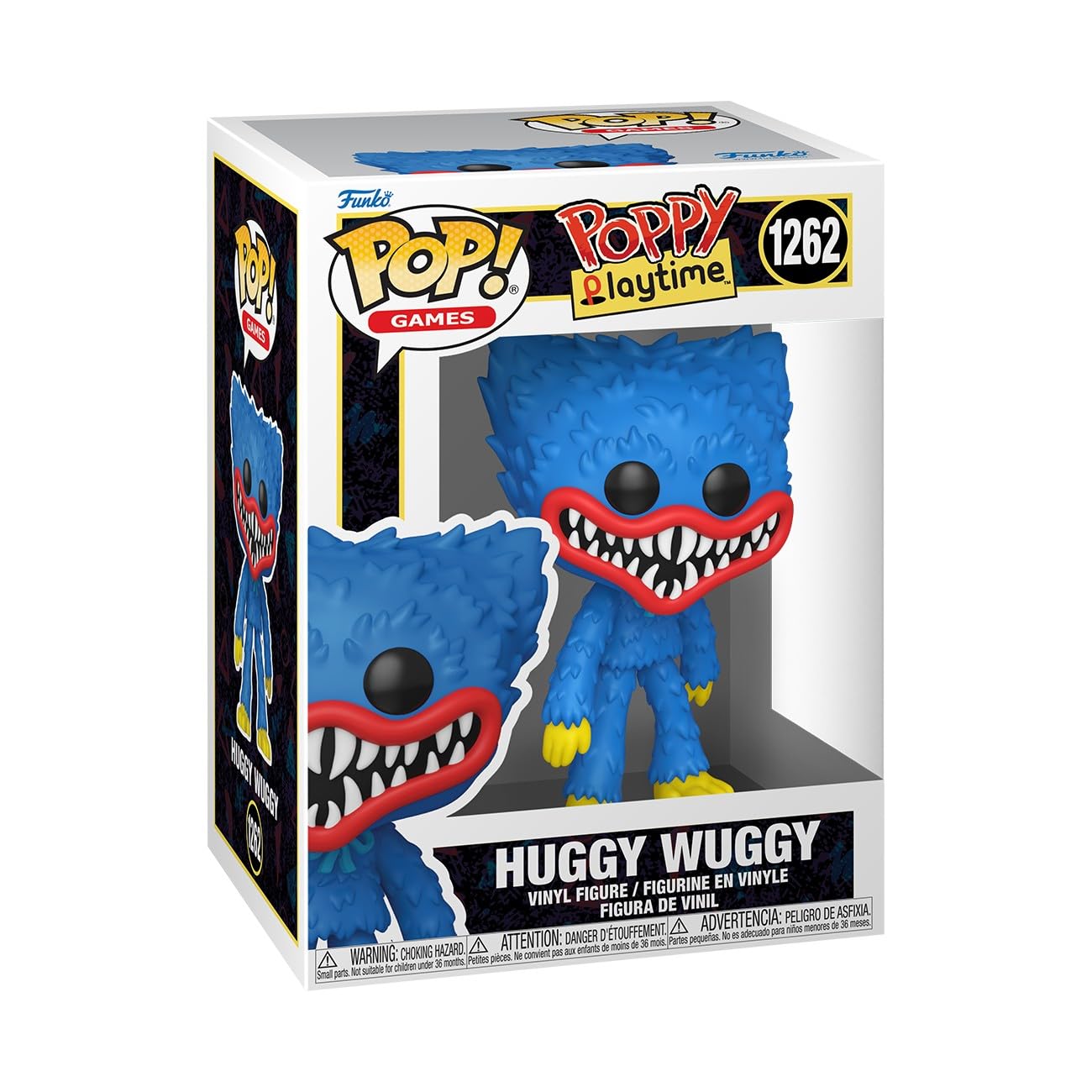 Funko Pop! Games: Poppy Playtime – Huggy Wuggy - Les Beatles, Paul McCartney, John Lennon, RIngo Starr, George Harrison Funko Pop! Games: Poppy Playtime - Huggy Wuggy