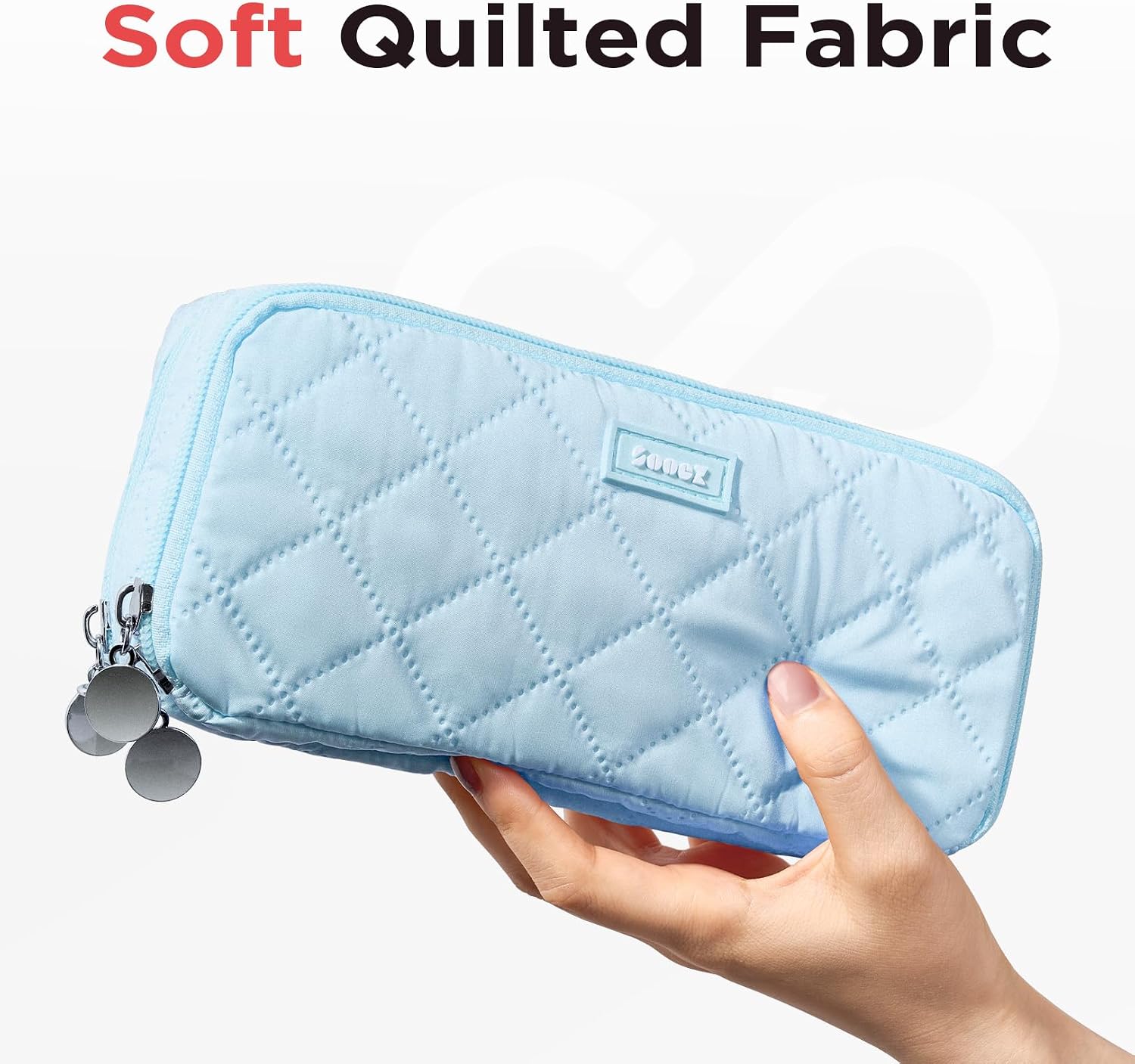  Large Pencil Case Pouch, Extra Big Pencil Bag with 8 Compartments thumbnail