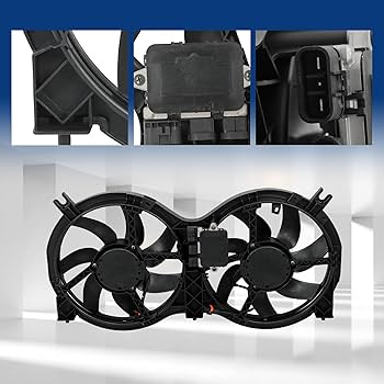 Amazon.com: Dual Radiator Fan with Control Module Replacement for